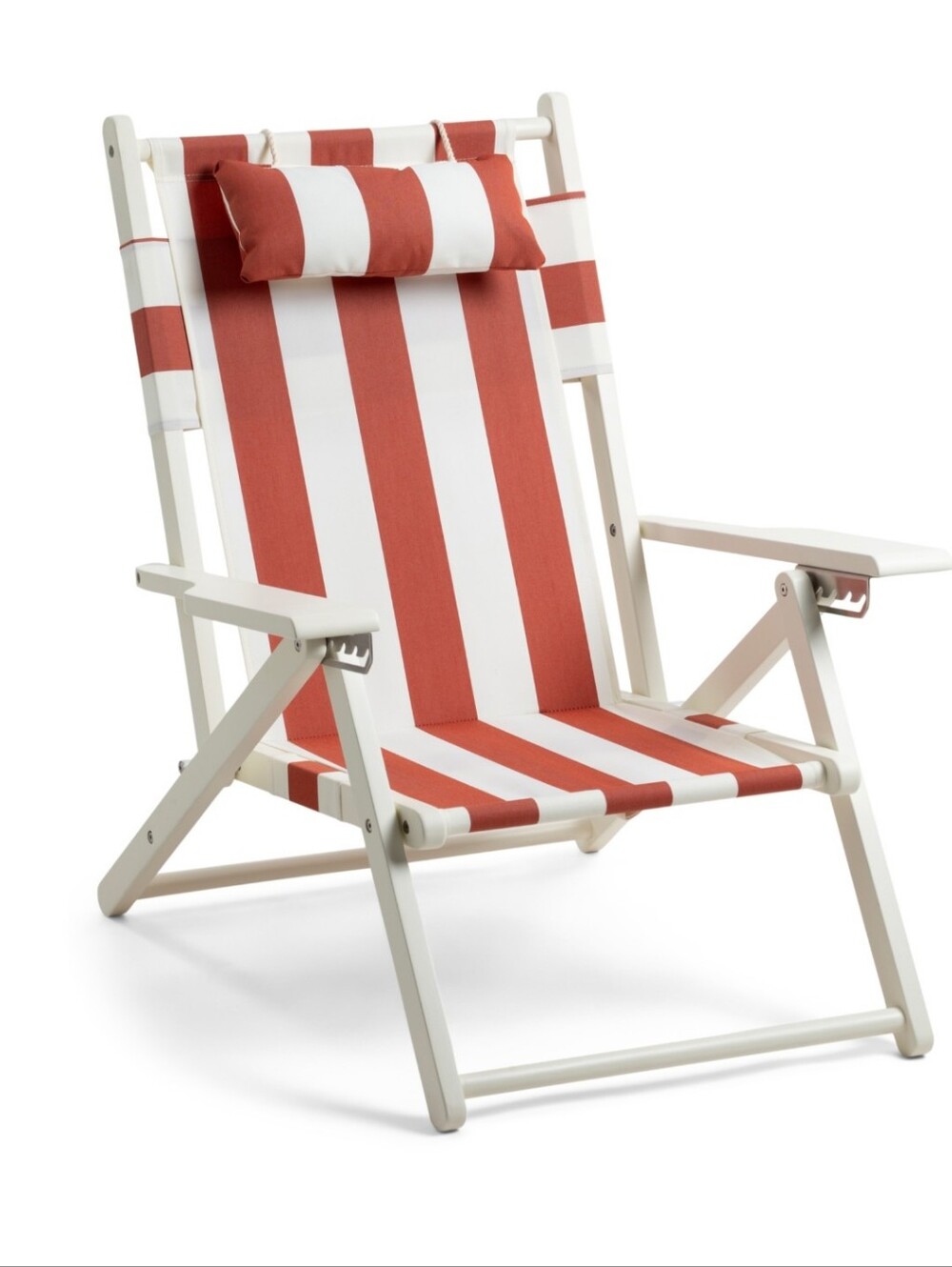 Business & Pleasure Set Of 2 Tommy Crew Hardwood Backpack Beach Chair Red Stripe